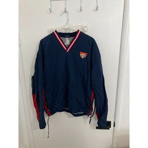 Cooperstown Dreams Park Men's Vintage Pullover Windbreaker, Navy, XL